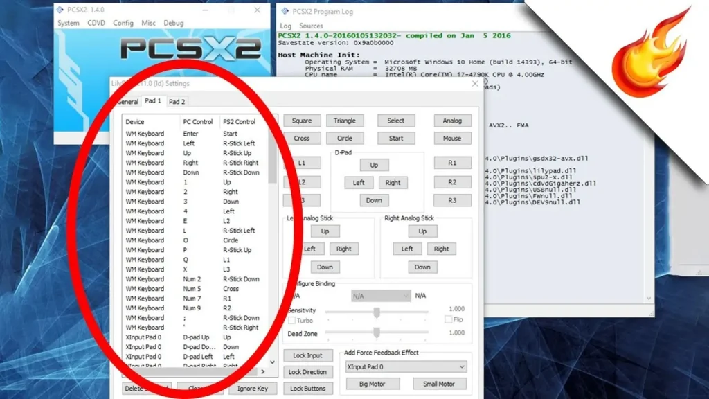 LilyPad PCSX2 plugin