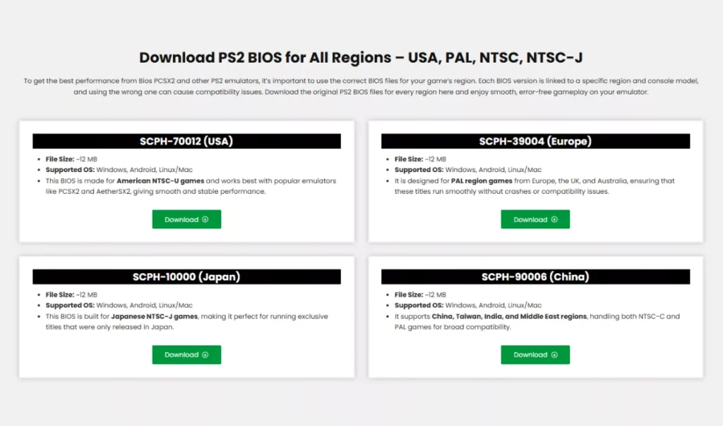 download ps2 bios