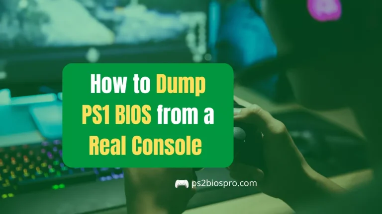 Dump PS1 BIOS from a Real Console