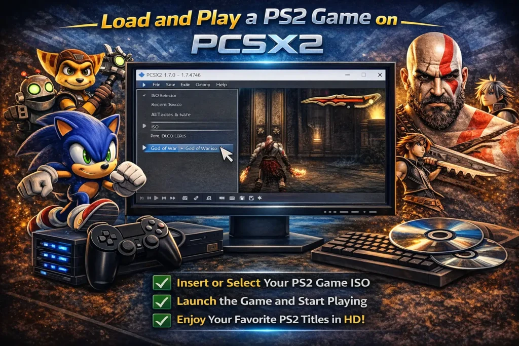  Load and Play a PS2 Game 