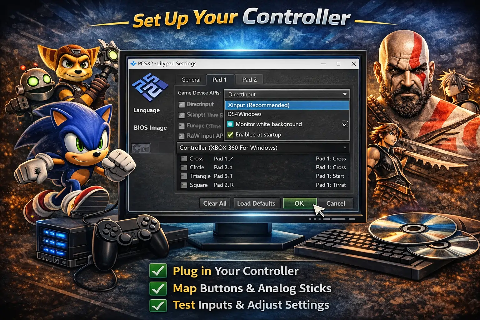 Set Up Your Controller 